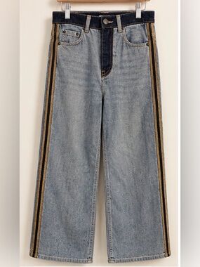 Zara Light Blue Inside Out Jeans